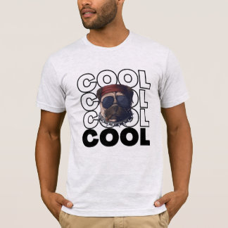 Camiseta Gráfica Retro Legal Pug Amante de Cães