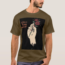 Camiseta Gráfica Romântica “Eu Vou Amar Você” – Vi