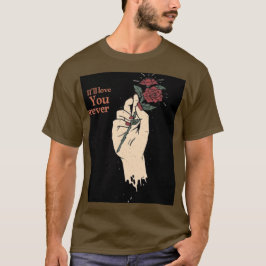 Camiseta Gráfica Romântica “Eu Vou Amar Você” – Vi