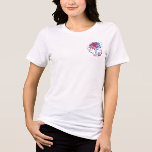 Camiseta Gráfica Rosa Cibernética Neon