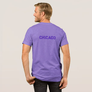 Camiseta Gráfica Roxo de Chicago