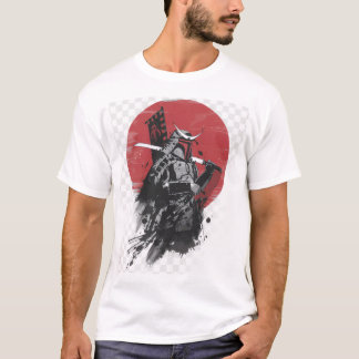 Camiseta Gráfica Samurai Warrior – Guerreiro Japon