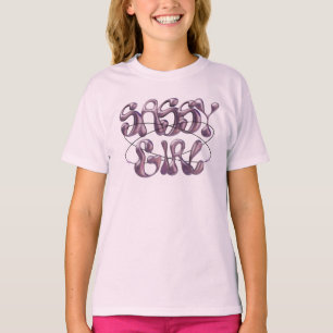 Camiseta Gráfica Sassy Girl   Y2K Estética Moderna