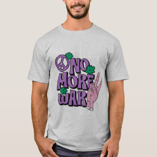 Camiseta Gráfica "Sem Mais Guerra"