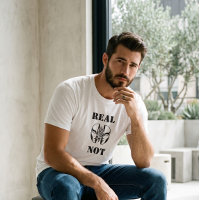 Camiseta Gráfica Simbólica de Máscara Dividida Abs