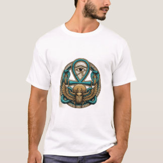 Camiseta Gráfica Simbolismo Egípcio