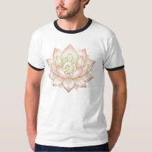Camiseta Gráfica Símbolo Lótus Sabedoria Antiga