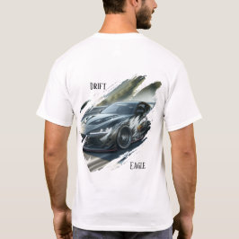 Camiseta Gráfica Street Eagle Drift Car Urban Raci