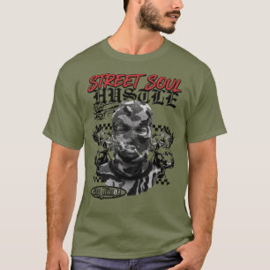Camiseta Gráfica Street Soul – O Tráfico Nunca Dor