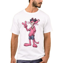 Camiseta Gráfica Streetwear Cool Pink Panther