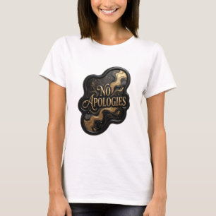 Camiseta Gráfica Stylish Gold SEM DESCULPAS