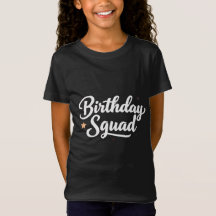 Camiseta Gráfica Teen Esquadrão de Aniversário