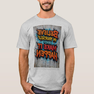 Camiseta Gráfica Tendência – Design Estiloso Único