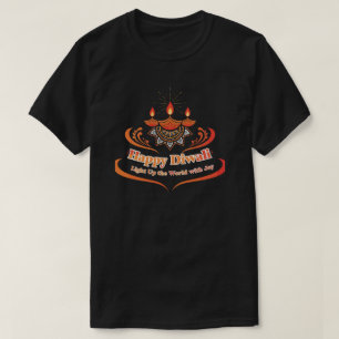 Camiseta Gráfica Tipografia do Festival Feliz Diwa