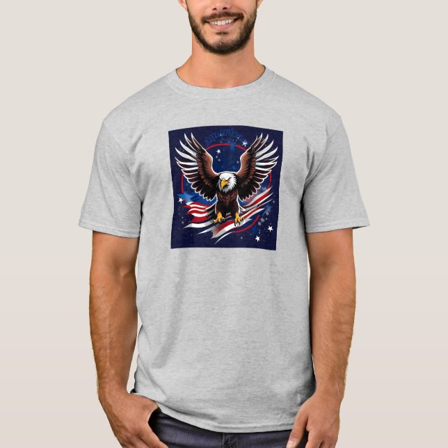 Camiseta Gráfica Trendy para Expressão Na moda (Frente)