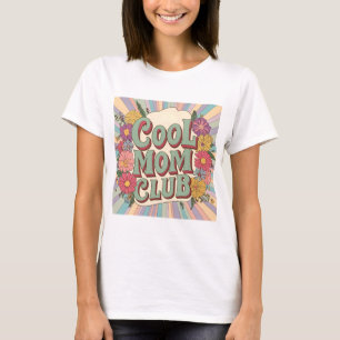 Camiseta Gráfica Trendy para Mães Na moda