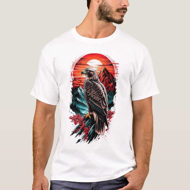 Camiseta Gráfica Tribal Sun (Frente)