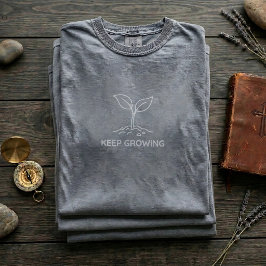 Camiseta Gráfica Unisex SVG Citação de Crescimento