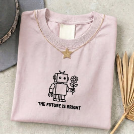 Camiseta Gráfica Unissex Tech Futuro Brilhante