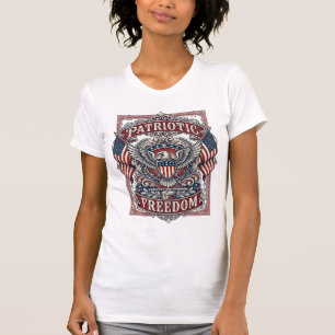 Camiseta Gráfica Vetorial do Desfile Patriótico do