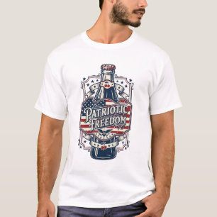 Camiseta Gráfica Vetorial Retro de Refrigerante de