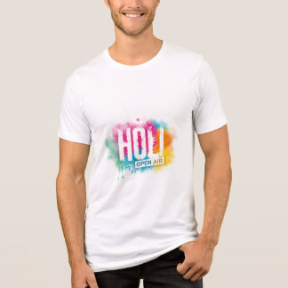 Camiseta Gráfica Vibrante do Holi Splash