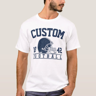 Camiseta Gráfica Vintage de Futebol Personalizada