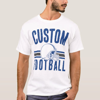Camiseta Gráfica Vintage de Futebol Personalizada