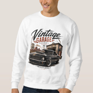 Camiseta Gráfica Vintage Mustang Route 66 Garage P