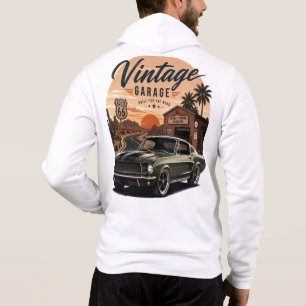 Camiseta Gráfica Vintage Mustang Route 66 Garage P