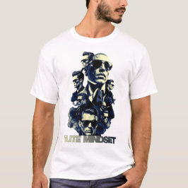 Camiseta Gráfica Vintage para Homens com Mentalida