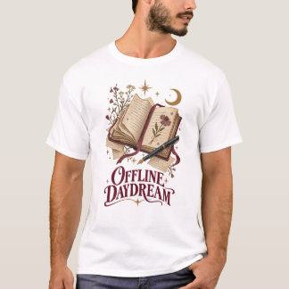 Camiseta Gráfica Vintage Sonho Desperto Offline