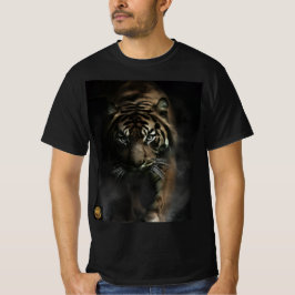 Camiseta Gráfica VISHNX Dark Majestic Tiger in Sha