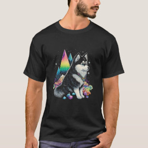 Camiseta Gráfico 1 de Cristais de Cachorros Esotéricos de R