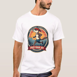 Camiseta Gráfico 2 do corredor de preguiça vintage engraçad