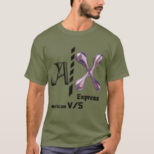 Camiseta Gráfico American v/s Express Bold Statement-Trendy
