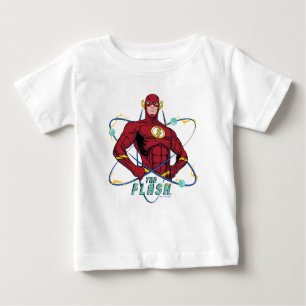 Camiseta Gráfico Atômico Flash de Cartoon