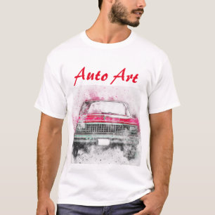Camiseta Gráfico Automático Artístico