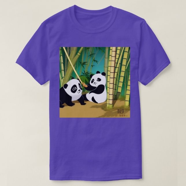 Camiseta Gráfico Bamboo Babe Panda (Frente do Design)