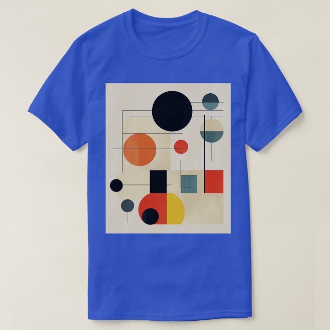 Camiseta gráfico Bauhaus 3 (Frente do Design)