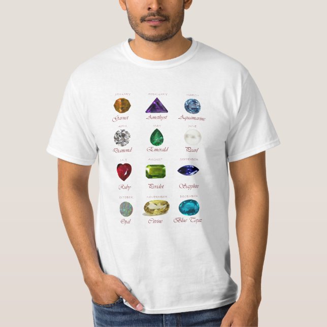 Camiseta Gráfico Birthstone (Frente)