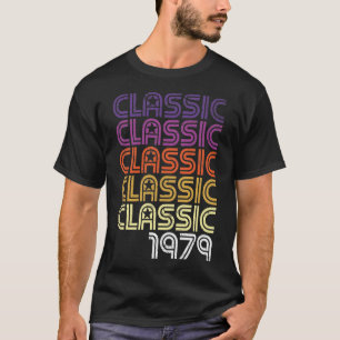 Camiseta Gráfico clássico retro 40 anos de aniversário d