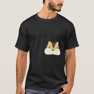 Camiseta Gráfico da face do pequeno esquilo