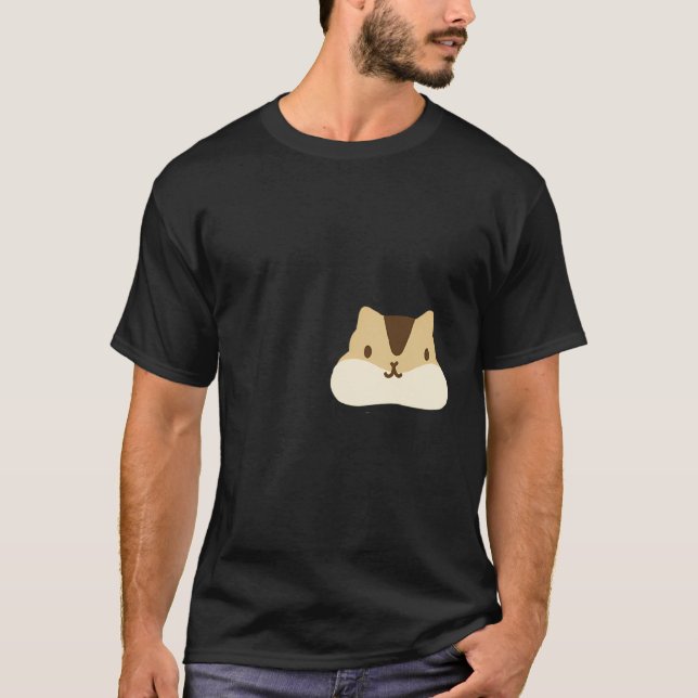 Camiseta Gráfico da face do pequeno esquilo (Frente)