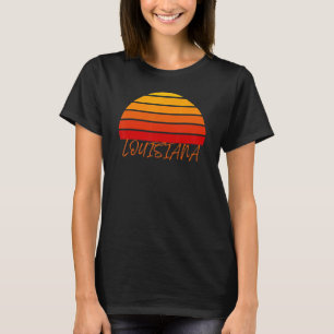 Camiseta Gráfico da Louisiana para Mulheres LA