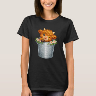 Camiseta Gráfico da MINI Vaca das Terras Altas