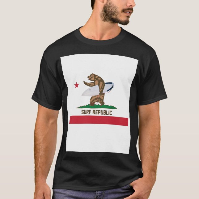 Camiseta Gráfico da República surf (Frente)