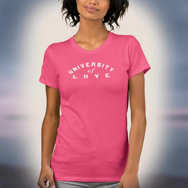 Camiseta Gráfico da Universidade do Amor (Criador carregado)
