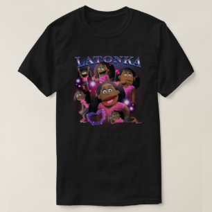 Camiseta Gráfico da Vintage LaTonka 90