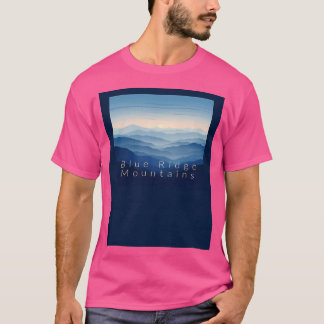 Camiseta Gráfico das Montanhas Blue Ridge